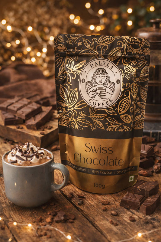 THE COCOA AFFAIRS - Swiss chocolate Instant Coffee - 100g