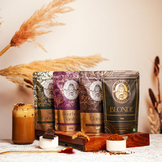 MOOD SWING BREW - Swiss Chocolate + Bourbon Vanilla + Dalyla Blonde + Dalyla Classic (100g x 4) - 400g