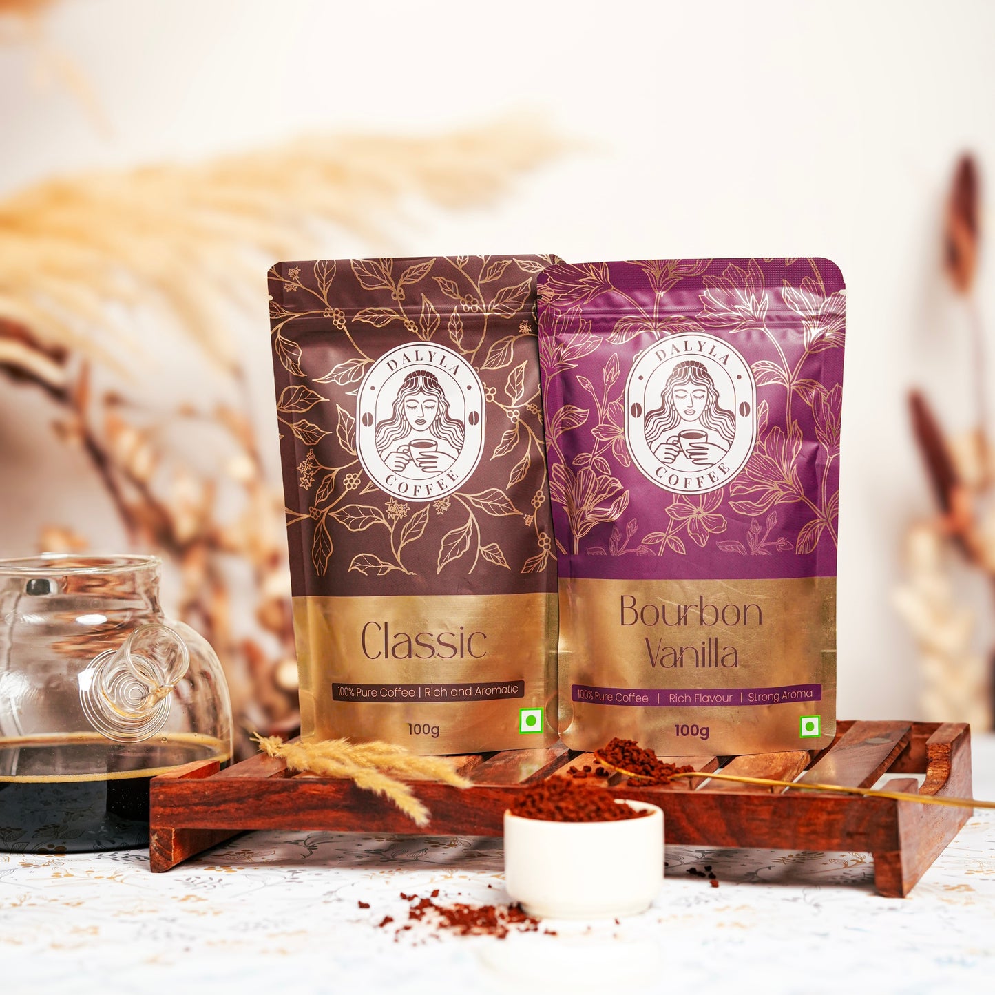 VANILLA RUSH LATTE - Dalyla Classic & Bourbon Vanilla (100g x 2) - 200g