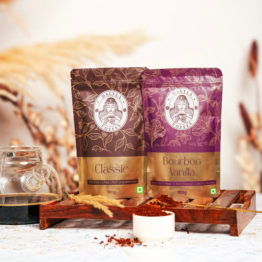 VANILLA RUSH LATTE - Dalyla Classic & Bourbon Vanilla (100g x 2) - 200g