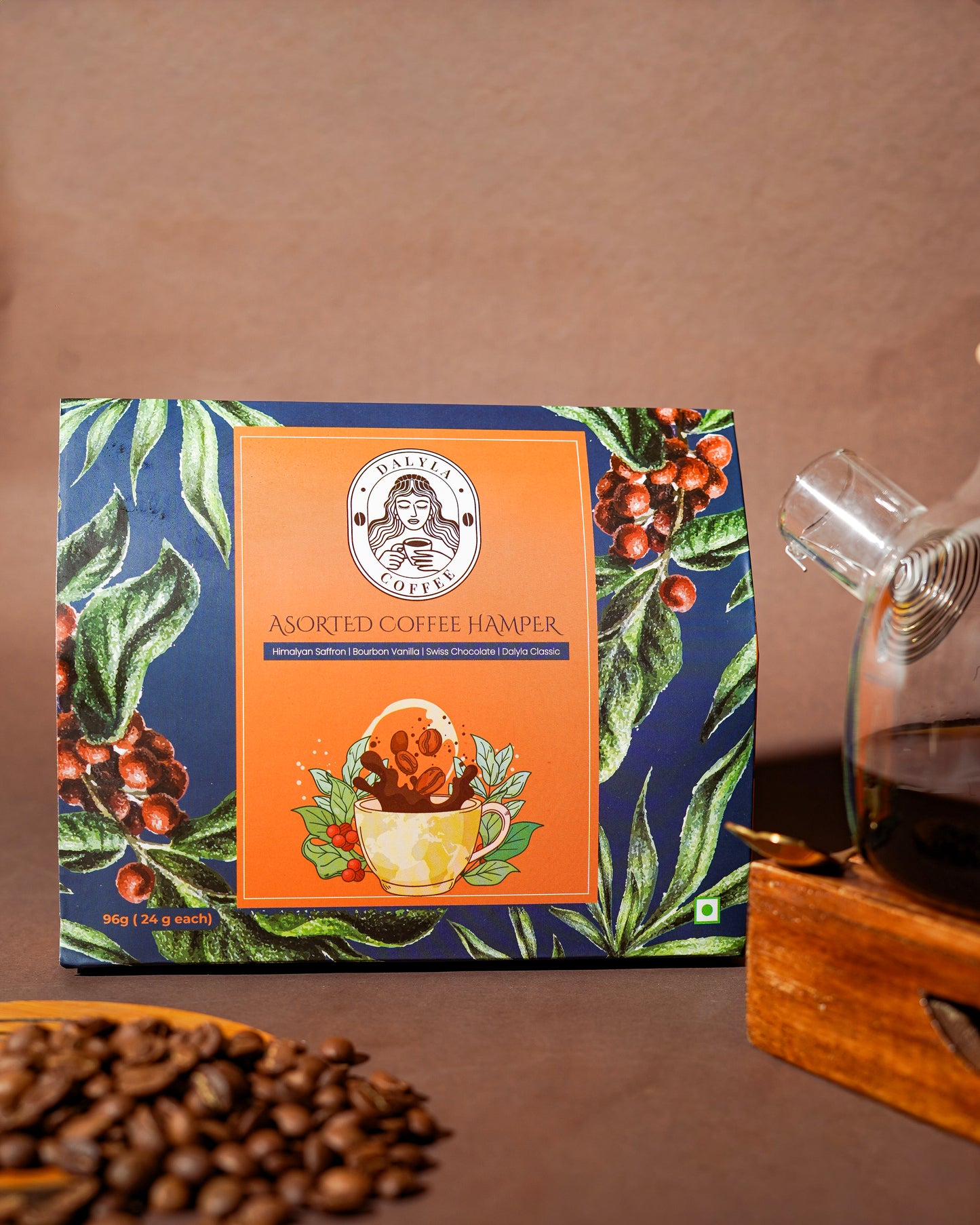 THE TASTING TRUNK - 96g Instant Coffee + Coffee Frother.