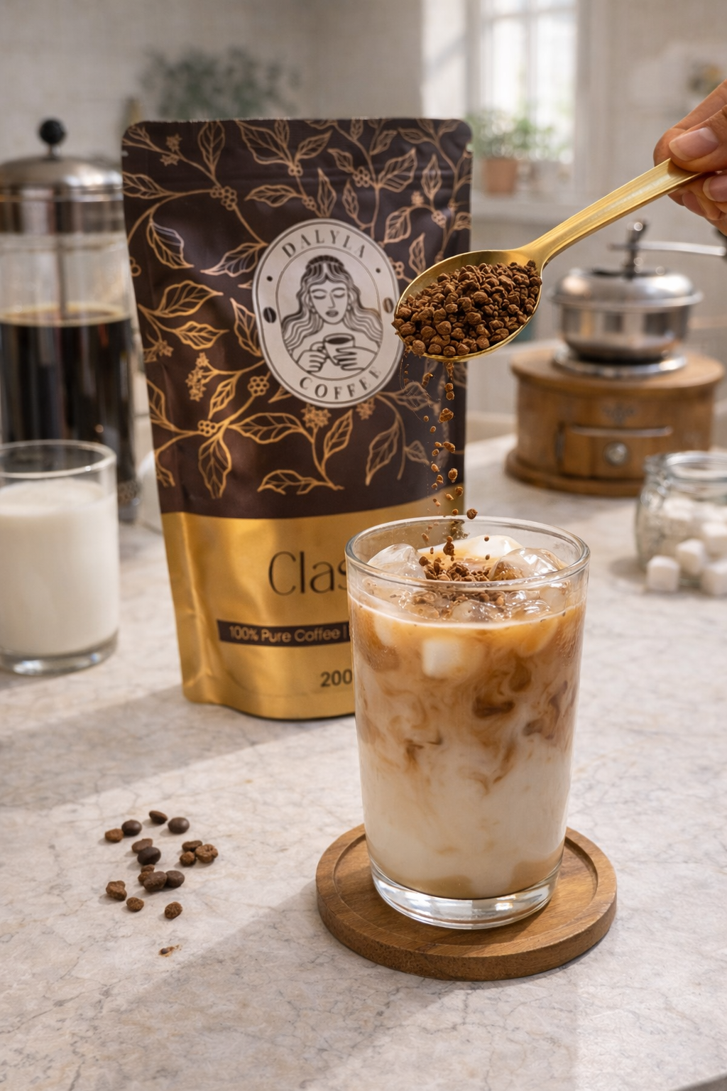 Dalyla Classic Instant Coffee (200 gm zipper)