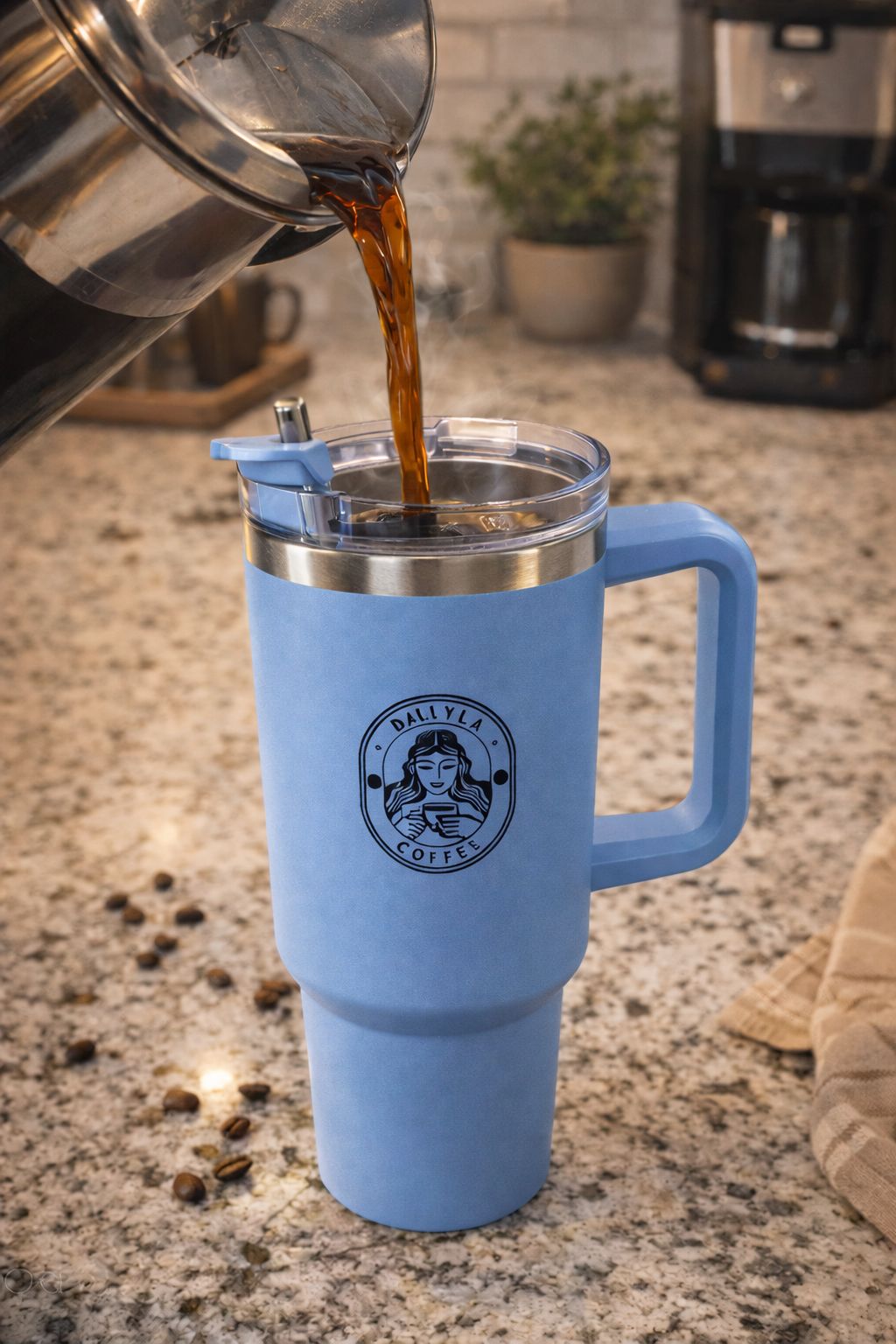 Bourbon Vanilla - 100g + Dalyla Stanley Cup Set